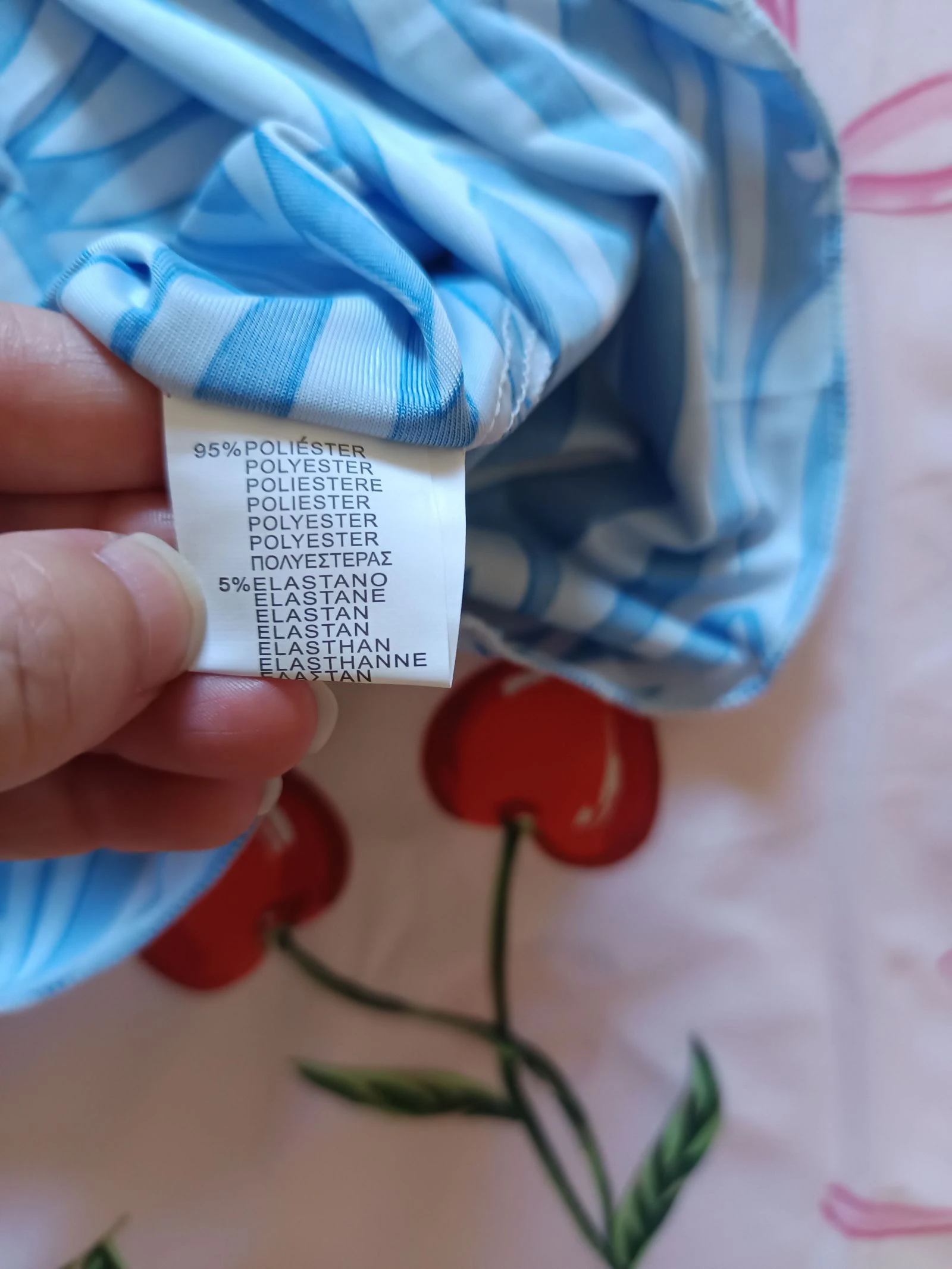 Azul Psychedelisch Bedrukt Jurk Nieuw One Size | Robe blue Psychédélique Neuf – photo 4